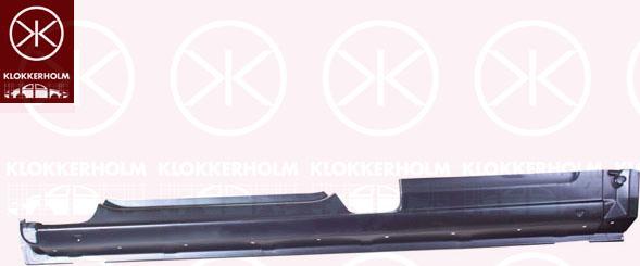 Klokkerholm 25 07 001 - Подножка, накладка порога autodif.ru