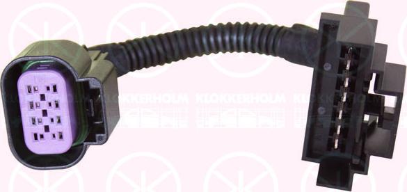 Klokkerholm 20970071 - Комплект проводов, задний фонарь autodif.ru