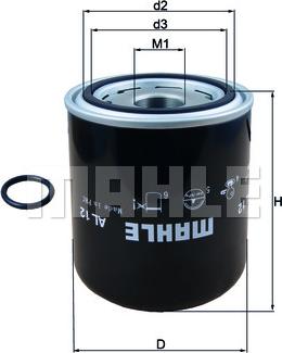 KNECHT AL 12 - Фильтр осушителя М39х1,5 для стандартного потребления воздуха autodif.ru