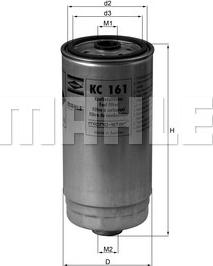 KNECHT KC 161 - Топливный фильтр autodif.ru