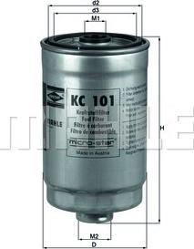 KNECHT KC 101 - Топливный фильтр autodif.ru