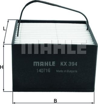 KNECHT KX 394 - Топливный фильтр autodif.ru