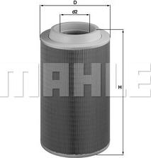 KNECHT LX 1801 - Воздушный фильтр, двигатель autodif.ru