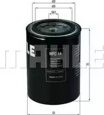 KNECHT WFC 14 - Фильтр охлаждающей жидкости autodif.ru