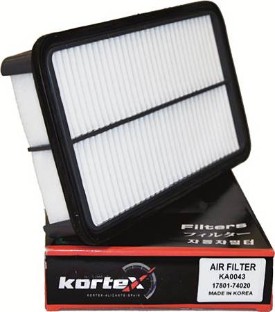 Kortex KA0043 - Воздушный фильтр, двигатель autodif.ru