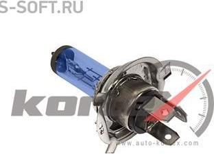 Kortex KBA2012 - Лампа галогеновая головного света H4 P43t12V 60/55W P43t (64193CBI)COOL BLUE (PREMIUM) KBA201 autodif.ru