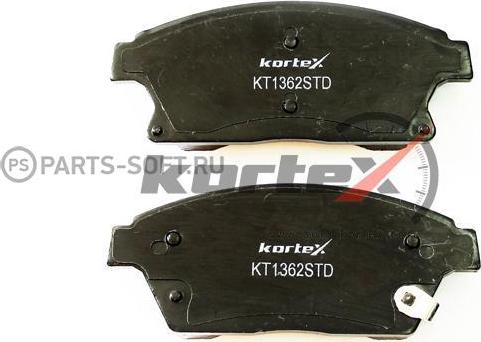Kortex KT1362STD - Тормозные колодки, дисковые, комплект autodif.ru