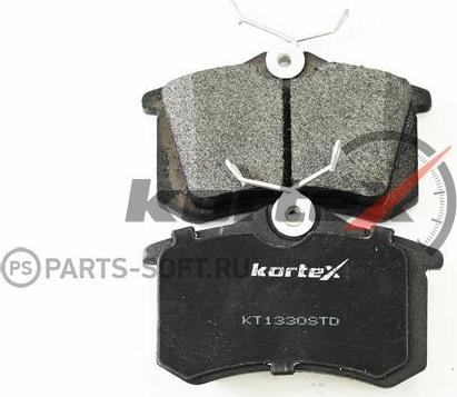 Kortex KT1330STD - Тормозные колодки, дисковые, комплект autodif.ru