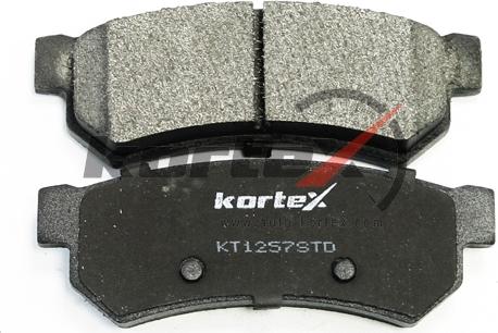 Kortex KT1257STD - Тормозные колодки, дисковые, комплект autodif.ru