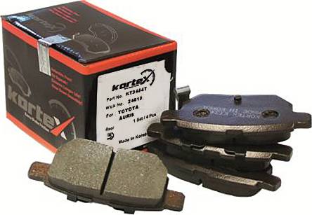 Kortex KT3454T - Тормозные колодки, дисковые, комплект autodif.ru