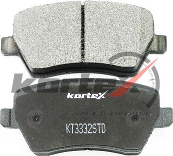 Kortex KT3332STD - Тормозные колодки, дисковые, комплект autodif.ru