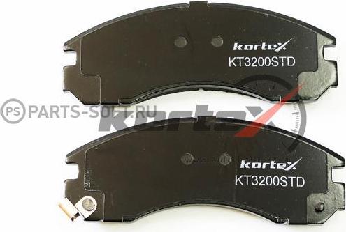 Kortex KT3200STD - Тормозные колодки, дисковые, комплект autodif.ru