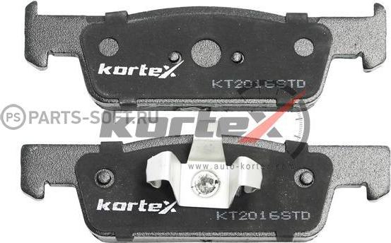 Kortex KT2016STD - Тормозные колодки, дисковые, комплект autodif.ru