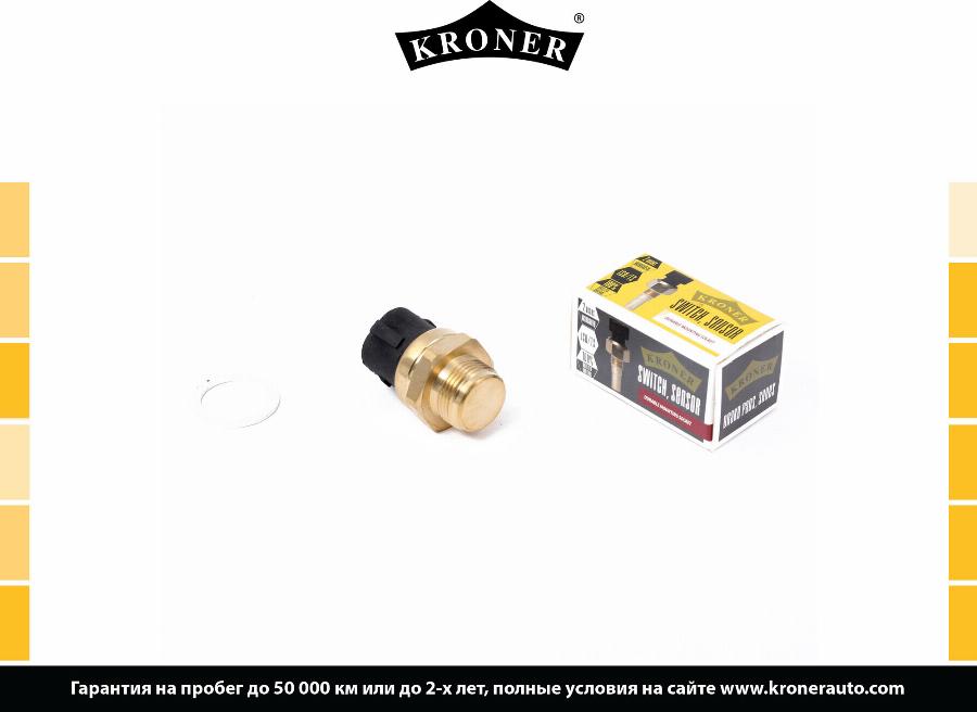 Kroner K204046 - Термовыключатель, вентилятор радиатора / кондиционера autodif.ru