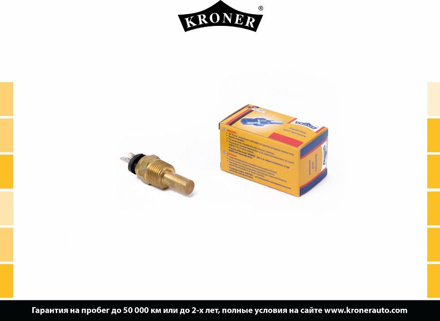 Kroner K204008 - датчик температуры KRONER для а/м HYUNDAI Santa Fe (06-), Sonata (01-) K204008 autodif.ru