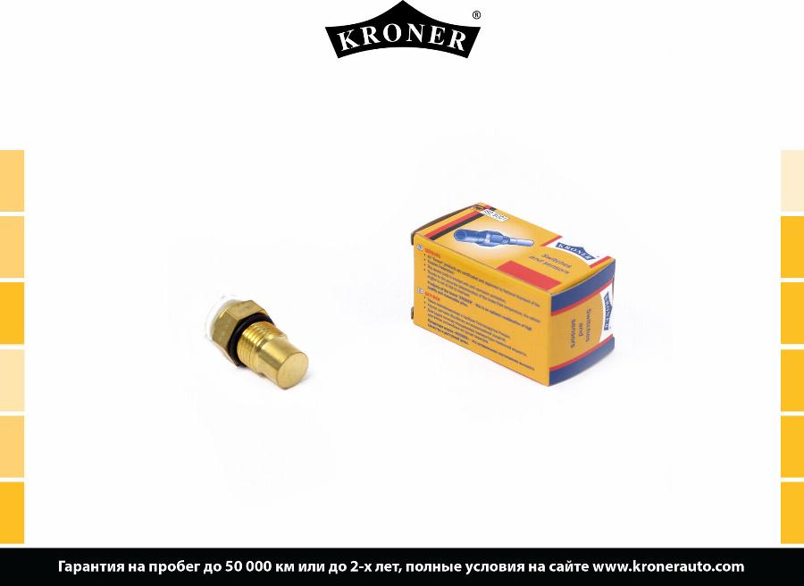 Kroner K204007 - Термовыключатель, вентилятор радиатора / кондиционера autodif.ru