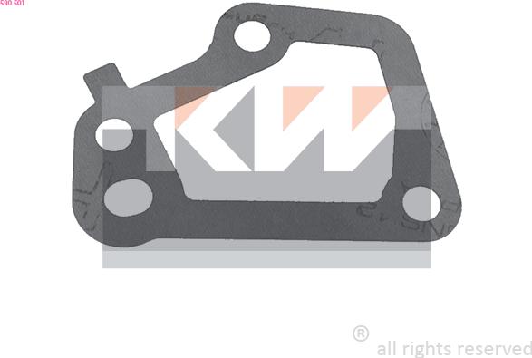 KW 590 501 - Прокладка, термостат autodif.ru