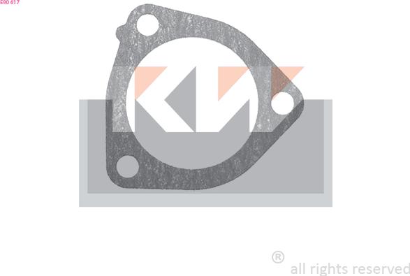 KW 590 617 - Прокладка, термостат autodif.ru