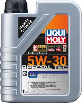 Liqui Moly 8054 - Масло моторное LIQUI MOLY Leichtlauf Special LL 5W-30 синтетическое 1 л 1192/8054 autodif.ru