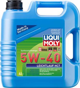 Liqui Moly 1382 - 1382 LiquiMoly НС-синт. мот.масло Leichtlauf HC 7 5W-40 SN A3/B4 (4л) autodif.ru