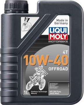 Liqui Moly 3055 - 10W-40 Motorbike 4T Synth Offroad Race (HC-синт.мотор.масло для 4-х тактных двиг.) 1л autodif.ru