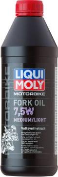 Liqui Moly 2719 - Масло синтетическое для вилок и Амортизаторов мотоциклов Motorbike Fork Oil Medium-Light 7.5W 1л autodif.ru