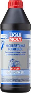 Liqui Moly 7584 - LiquiMoly 75W80 Hochleistungs-Getriebeoil (1L) масло трансмис.!синт.\API GL-3/GL-4:MB 235.4/235.10 autodif.ru