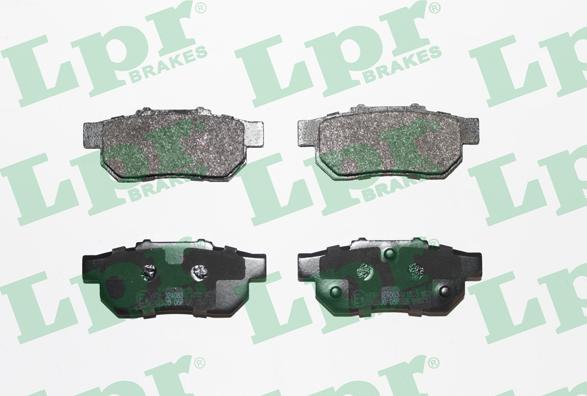 LPR 05P505 - Тормозные колодки, дисковые, комплект autodif.ru