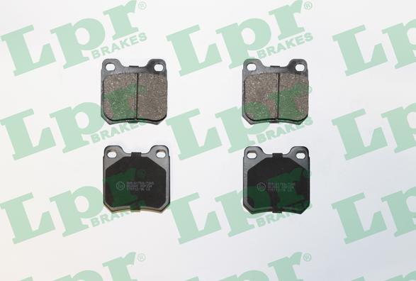 LPR 05P334 - Колодки тормозные дисковые LPR 05P334 (21050/15) OPEL Omega 89- autodif.ru