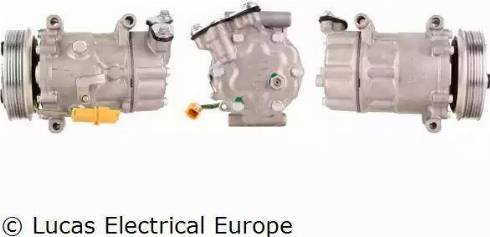 Lucas Electrical ACP697 - Компрессор кондиционера autodif.ru