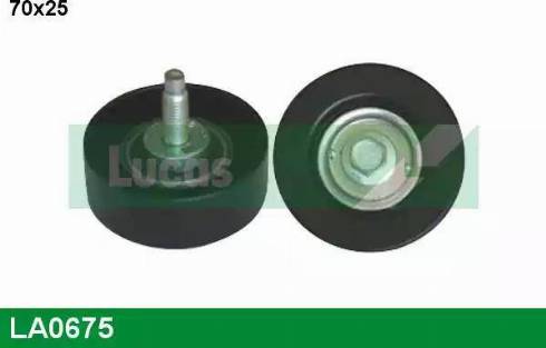 Lucas Engine Drive LA0675 - Ролик, поликлиновый ремень autodif.ru