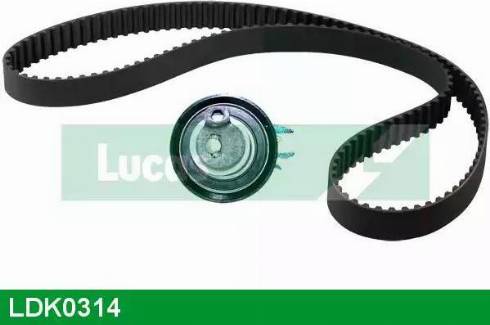 Lucas Engine Drive LDK0314 - Комплект зубчатого ремня ГРМ autodif.ru