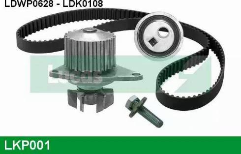 Lucas Engine Drive LKP001 - Водяной насос + комплект зубчатого ремня ГРМ autodif.ru