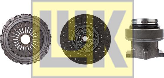 LUK 643 3383 00 - Комплект сцепления ДАФ 105 CF 75 85 КПП робот диск корзина выжимной подшипник autodif.ru