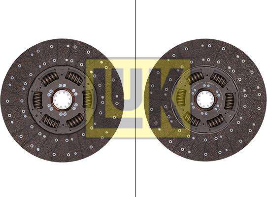 LUK 343 0204 10 - Диск сцепления, фрикцион autodif.ru