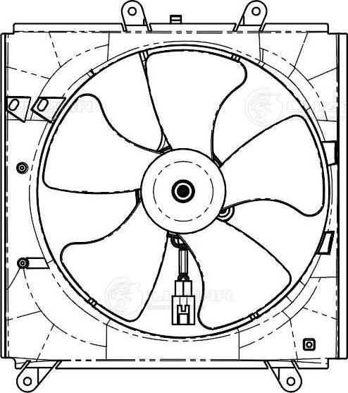 Luzar LFK 1911 - Вентилятор, охлаждение двигателя autodif.ru