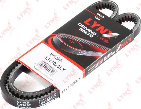 LYNXauto 13X1025LX - Клиновой ремень, поперечные рёбра autodif.ru