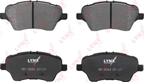 LYNXauto BD-3044 - Тормозные колодки, дисковые, комплект autodif.ru