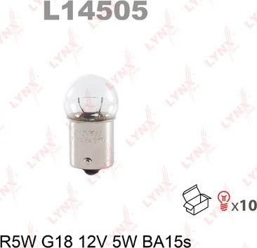 LYNXauto L14505 - Лампа накаливания autodif.ru