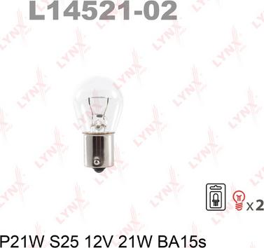 LYNXauto L14521-02 - Лампа накаливания autodif.ru