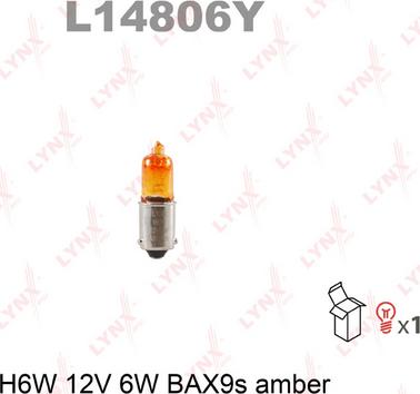 LYNXauto L14806Y - Лампа накаливания autodif.ru