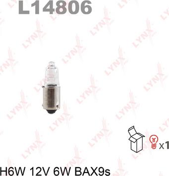 LYNXauto L14806 - Лампа накаливания autodif.ru