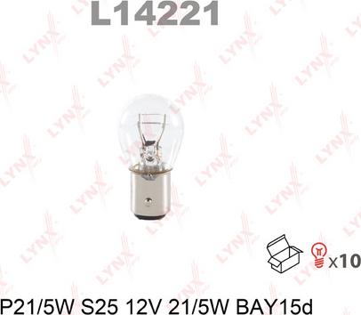 LYNXauto L14221 - Лампа накаливания autodif.ru