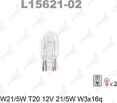LYNXauto L15621-02 - Лампа накаливания autodif.ru