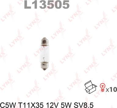 LYNXauto L13505 - Лампа накаливания autodif.ru