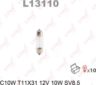 LYNXauto L13110 - Лампа накаливания autodif.ru