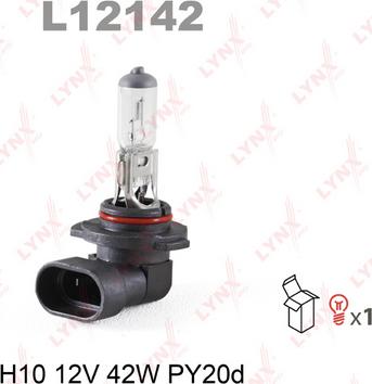 LYNXauto L12142 - Лампа накаливания, противотуманная фара autodif.ru