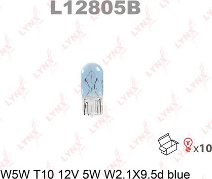 LYNXauto L12805B - Лампа накаливания autodif.ru