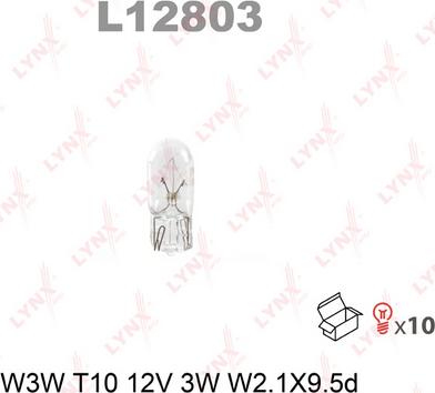 LYNXauto L12803 - Лампа накаливания autodif.ru