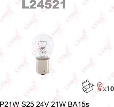 LYNXauto L24521 - Лампа накаливания autodif.ru